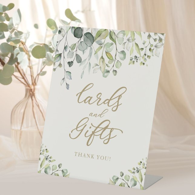 Panneau Cartes Et Cadeaux Aquarelle Verdure  (Créateur téléchargé)