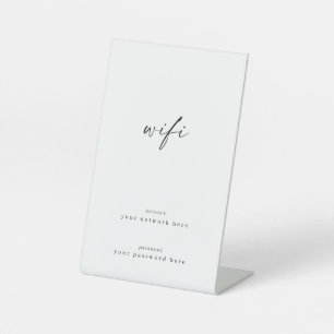 Panneau central d'informations Wifi