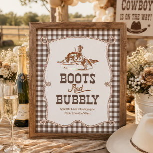Panneau Chaussures et Bubbly 8x10