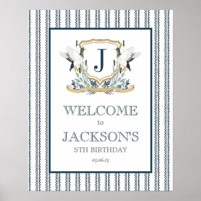 Panneau d'accueil Mallard Duck, affiche canard (Devant)