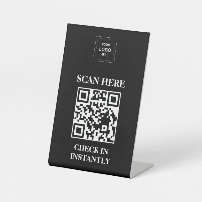 Panneau d'affichage de contrôle des présences QR E (Recto)