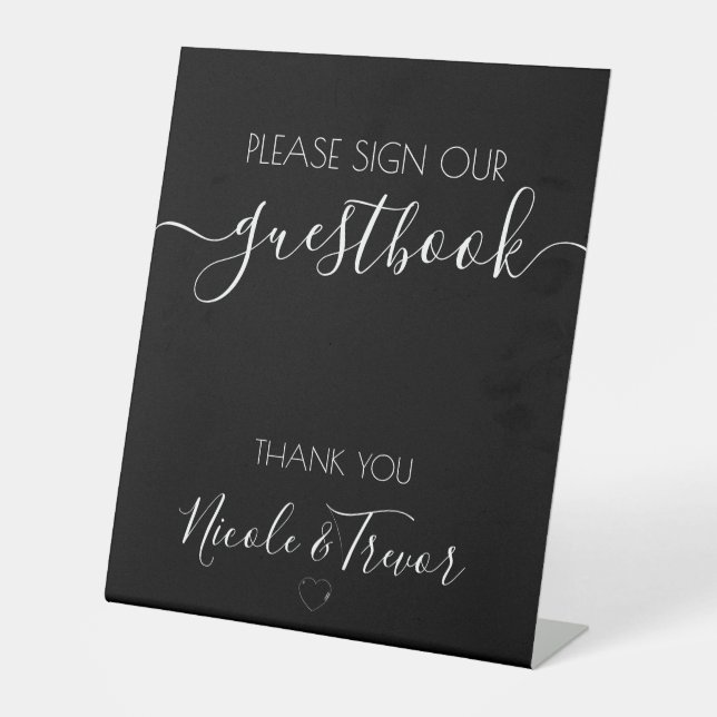 Panneau d'affichage des signatures de calligraphie (Recto)