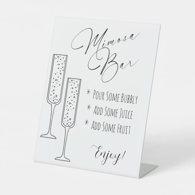 Panneau d'affichage Mimosa (Recto)