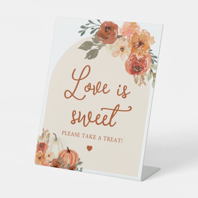 Panneau d'automne boho citrouille en terre cuite L (Recto)