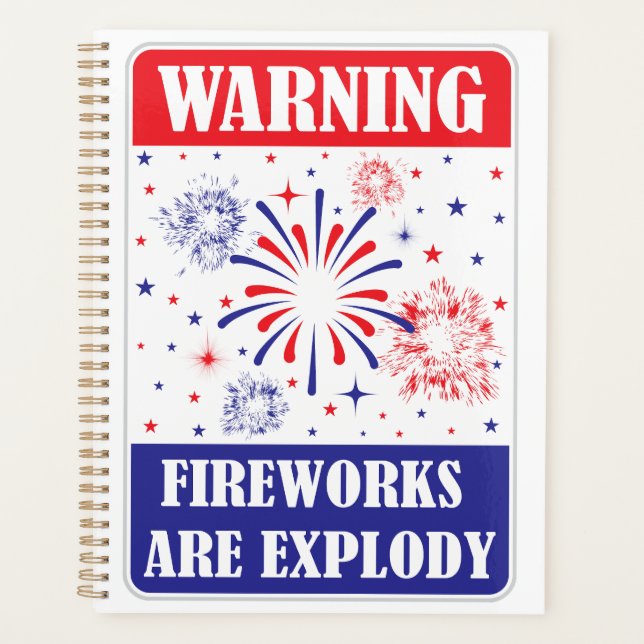 Panneau d'avertissement de feux d'artifice (Devant)