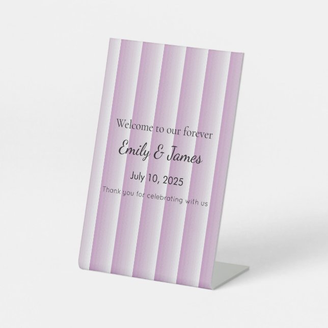 Panneau de Baby Shower Miniature qui se Convertit (Recto)