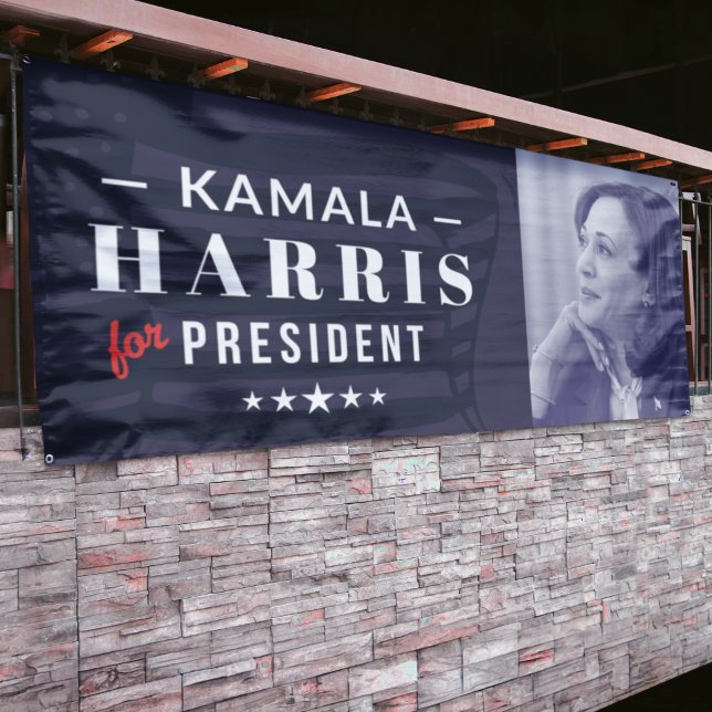 Panneau de bannières de Kamala Harris pour le prés (Créateur téléchargé)