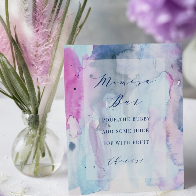 Panneau de bar à Mimosa pour une Baby Shower print (Créateur téléchargé)