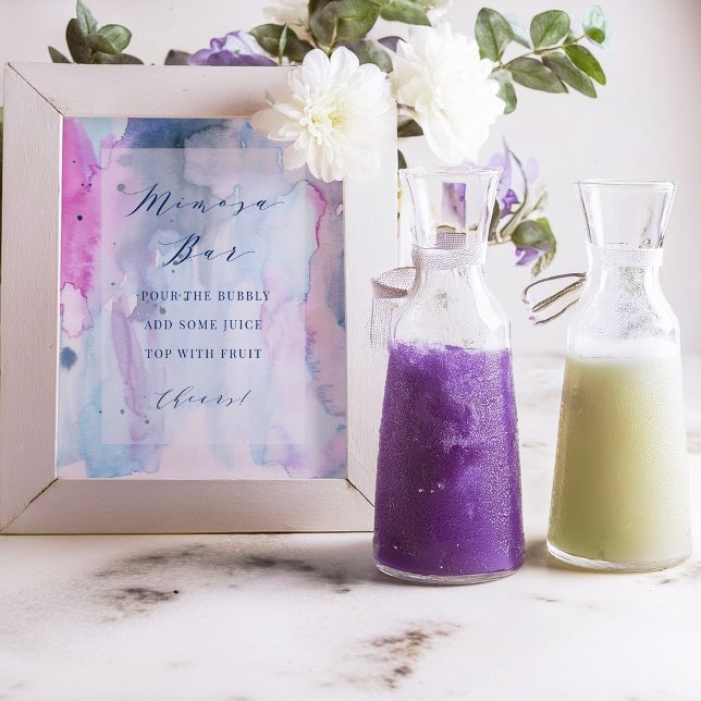 Panneau de bar Mimosa pour une décoration de Baby  (Créateur téléchargé)