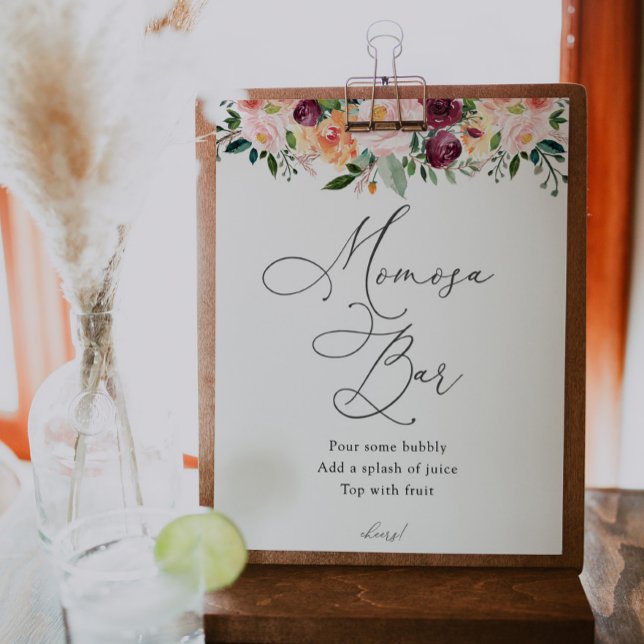 Panneau de bar Momosa pour le thé (Créateur téléchargé)