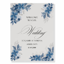 Panneau de bienvenue de mariage au eucalyptus vert