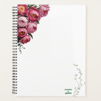 Panneau de bienvenue de mariage floral rose élégan