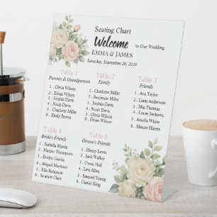 Panneau de bienvenue de mariage minimal en eucalyp