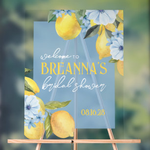 Panneau de bienvenue en acrylique à l'aquarelle Le