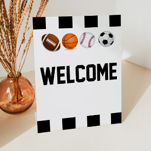 Panneau de bienvenue miniature pour Baby Shower Sp