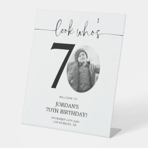 Panneau de bienvenue pour 70e anniversaire Regar