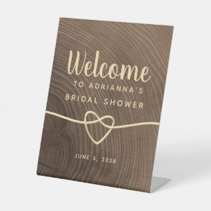 Panneau de bienvenue pour la fête de mariage