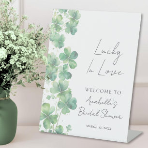 Panneau de bienvenue pour la fête de mariage Lucky