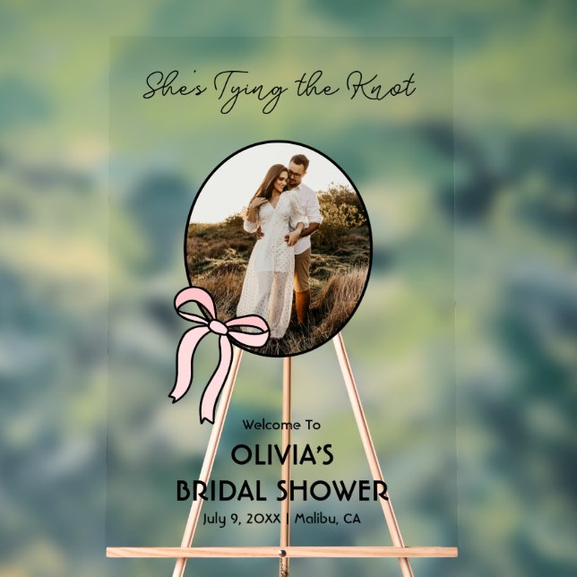 Panneau de bienvenue pour mariage en acrylique  (Neutre)