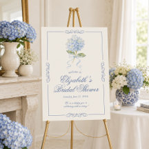 Panneau de bienvenue pour une baby shower élégante