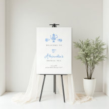 Panneau de bienvenue pour une fête prénuptiale aut