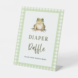 Panneau de billet Refus de Baby shower de grenouil