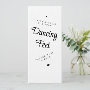 Panneau de chaussures de danse Invitation à chauss