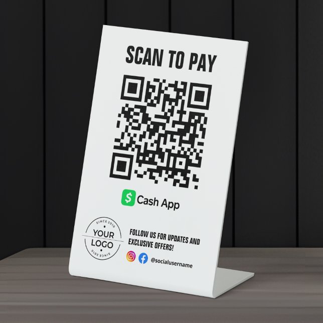 Panneau de code QR de paiement par numérisation Ca (Créateur téléchargé)