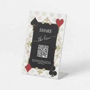 Panneau de code QR de photo de mariage moderne Par