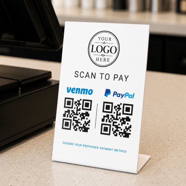 Panneau de code QR pour payer en scannant (Créateur téléchargé)