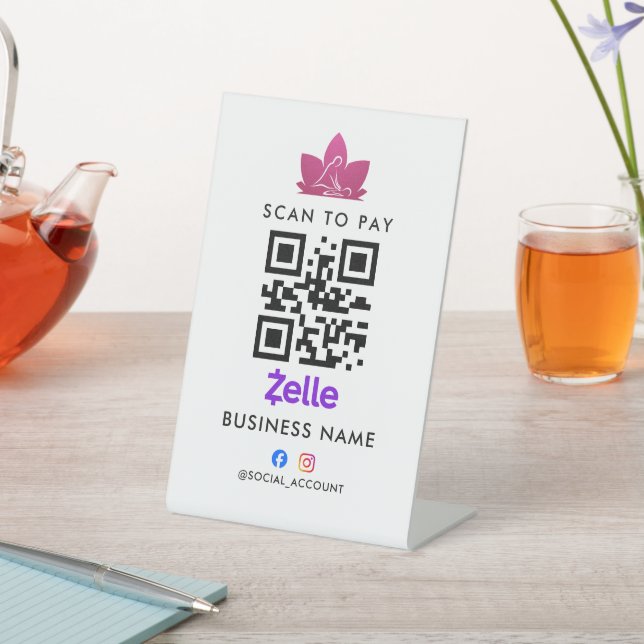 Panneau de code QR pour payer par numérisation (In SItu)