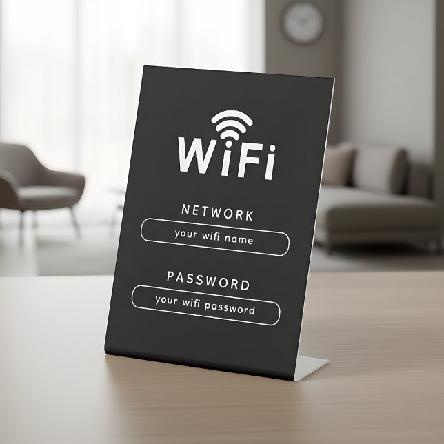 Panneau de connexion au réseau WIFI | Simple éléga (Créateur téléchargé)