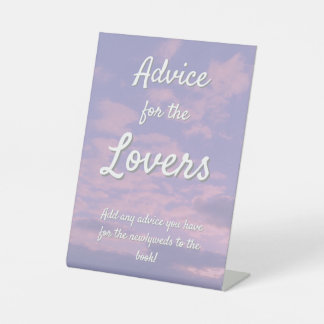 Panneau de conseil de l'amoureux des nuages de rêv