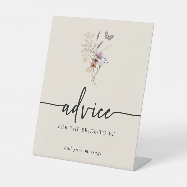 Panneau de conseil floral (Recto)