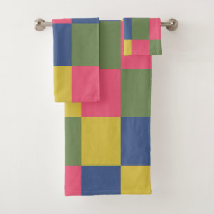 Panneau de contrôle bleu rose jaune vert