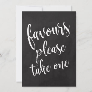 Panneau de craie abordable pour les faveurs, prene