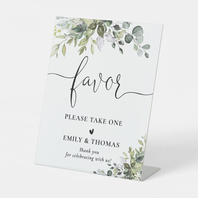 Panneau de Faveur de Réception de Mariage au Eucal (Recto)