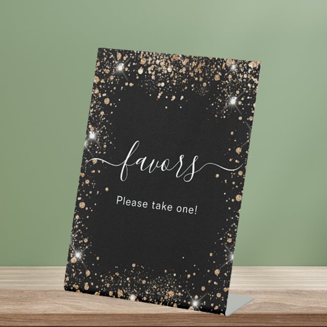 Panneau de faveurs de poussière de paillettes d'or (Créateur téléchargé)