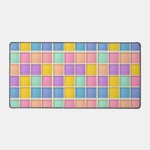 Panneau de grille géométrique coloré