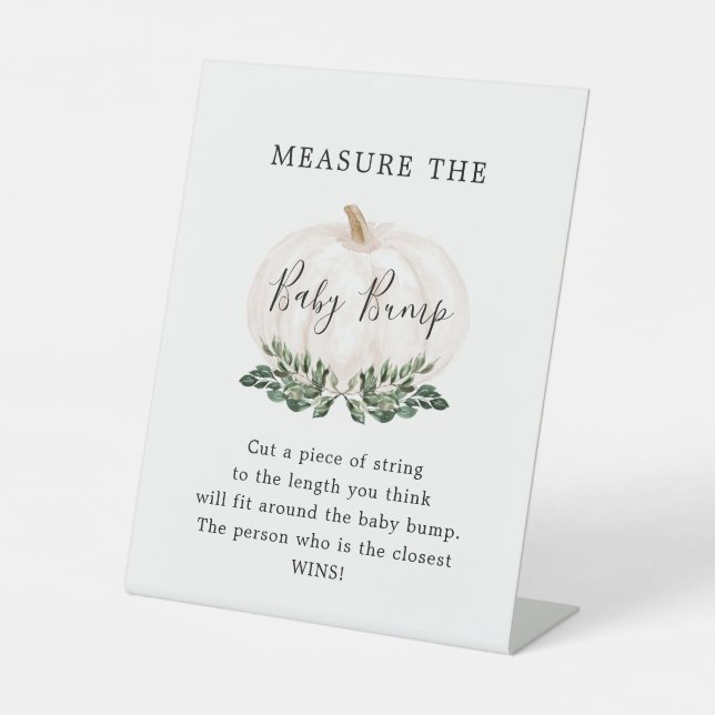 Panneau de jeu Citrouille blanc verdoyant Baby Bum (Recto)