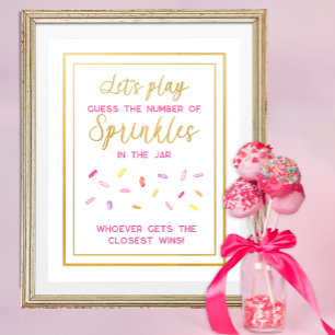Panneau de jeu d'activité pour fête de donuts avec