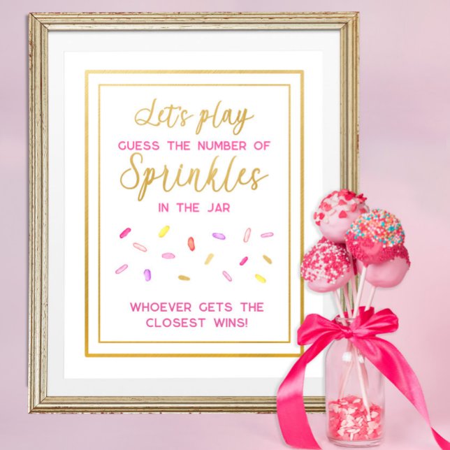 Panneau de jeu d'activité pour fête de donuts avec (Créateur téléchargé)