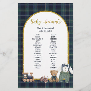 Panneau de jeu de Baby Shower 'Preppy a little gen