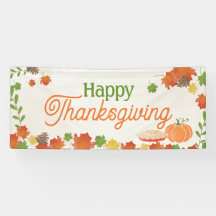Panneau de la bannière bon thanksgiving Festive Ha