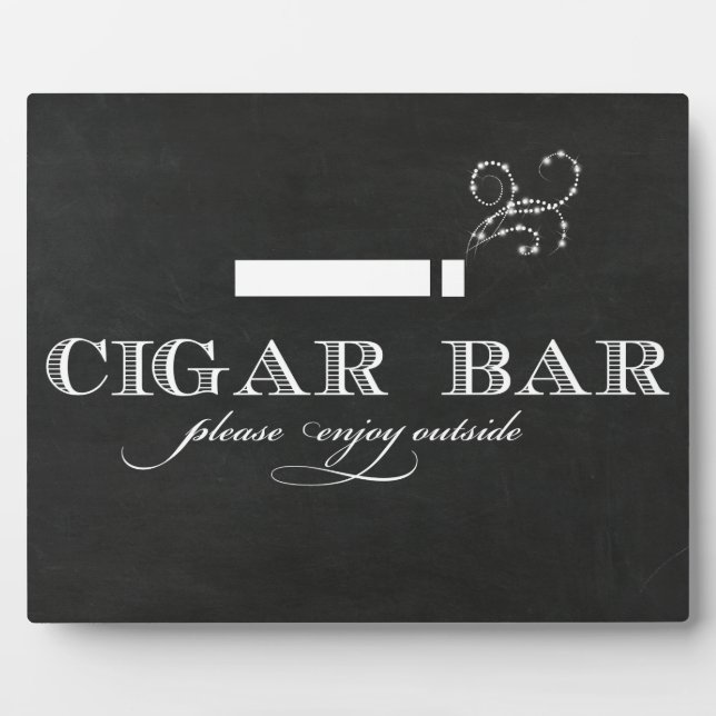 Panneau de la barre de Cigar Plaque (Devant)