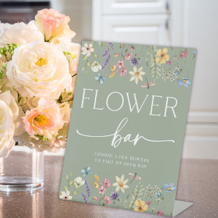 Panneau de la barre de fleurs de Fleur sauvage de 