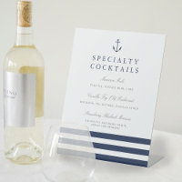 Panneau de la barre de Mariage d'Ancres nautiques