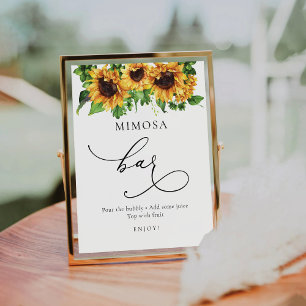 Panneau de la barre de tournesol Mimosa