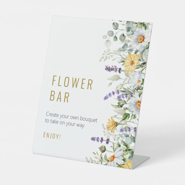 Panneau de la barre des fleurs Chamomile & Eucalyp (Recto)