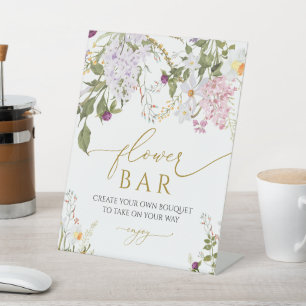 Panneau de la barre des fleurs Fleurs sauvages